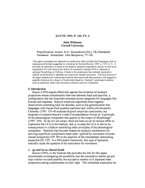 KAYNE P 143, FN 3 John Whitman Cornell University  Form