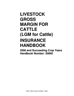 LGM Cattle Handbook1 DOC Rma Usda  Form