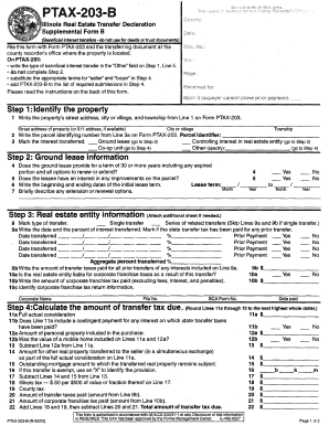 Ptax 203b  Form