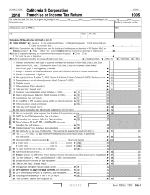 Form 100s