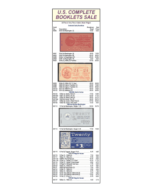 COMPLETE BOOKLETS SALE All Fine to Very Fine or Better, Never Hinged Selected Early Booklets Scott No  Form