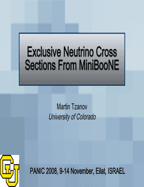 Exclusive Neutrino Cross  Form