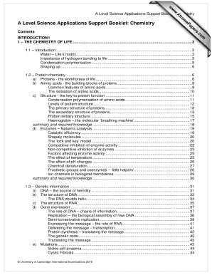 Physics a Level Application Booklet  Form