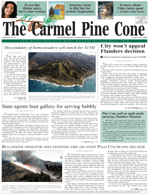 Carmel Pine Cone, October 12, Main News Web  Form