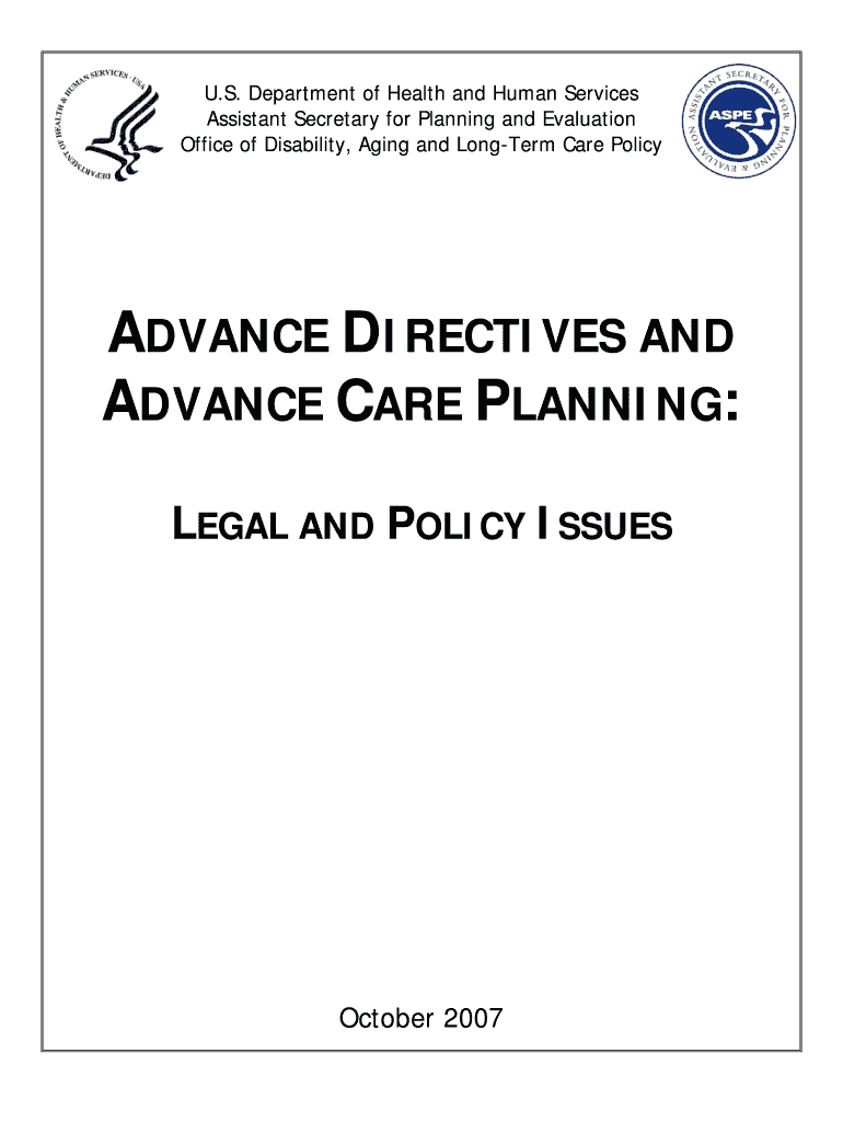 ADVANCE DIRECTIVES and  Form