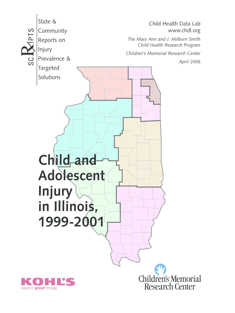 Child and Adolescent Injury in Illinois, Child and  Form