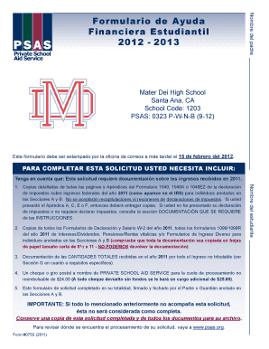 IMPORTANT NOTICE Mater Dei High School Materdei  Form