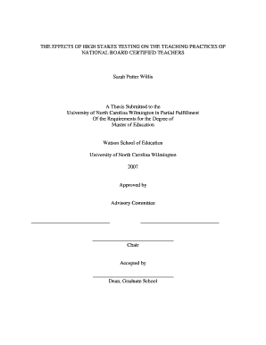 The Effects of High Stakes Testing on the Teaching CiteSeer  Form