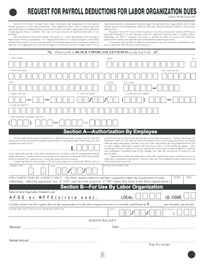 Afge Form 1187