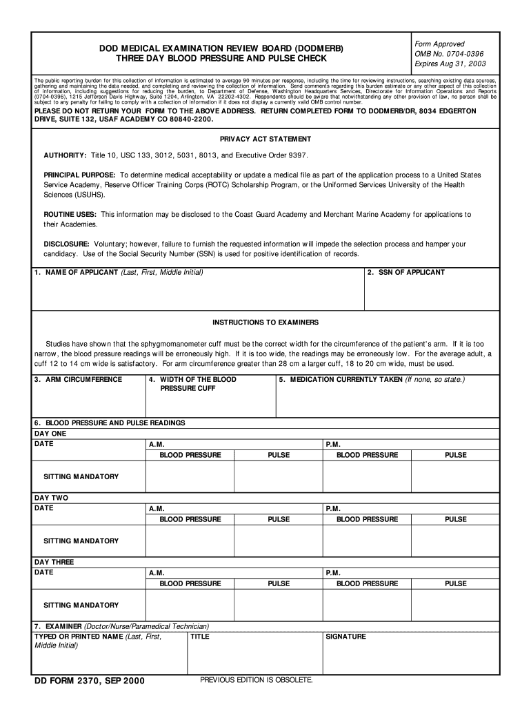 Form Dde 2370