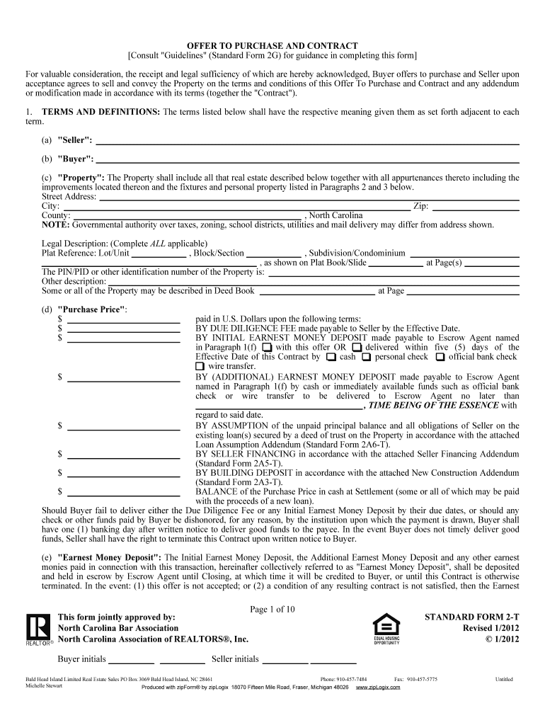 North Carolina Realtor Forms