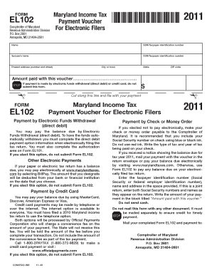 Maryland Form El102