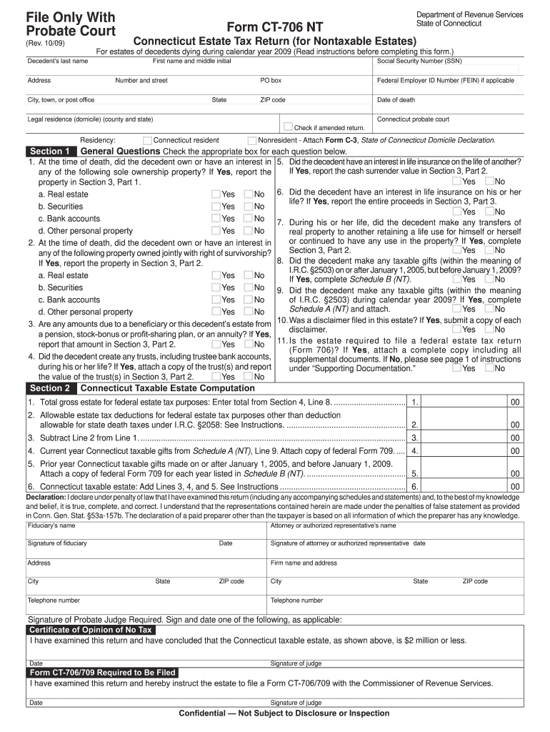  Ct 706 Nt Form 2020