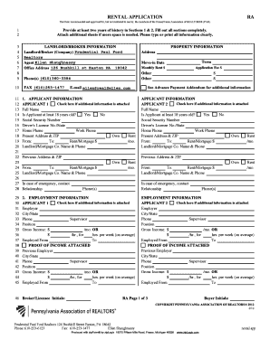 Par Application  Form