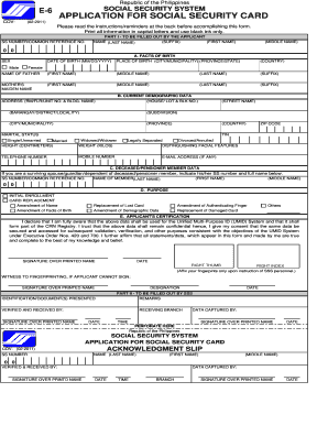 Sss E6 Form