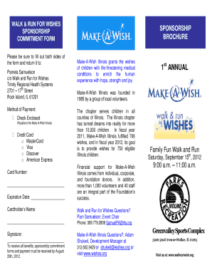 Make a Wish Flyer  Form