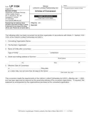 Lp 1104  Form