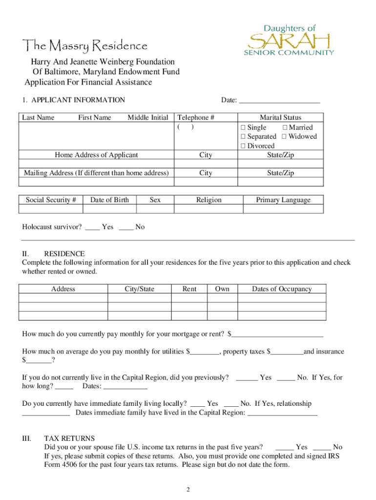 Sarah PDF  Form