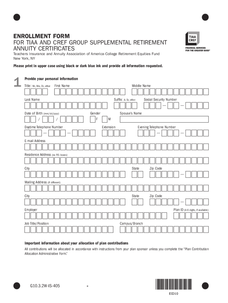 Tiaa Spousal Waiver Form PDF