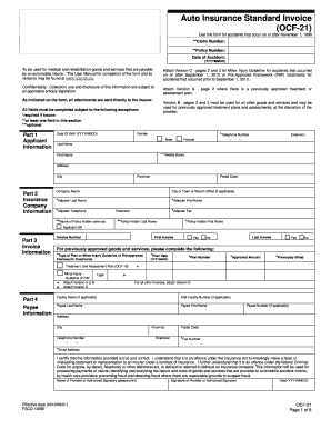 Ocf 21 Fillable Form