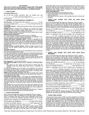 Disclosures MCT Credit Union  Form