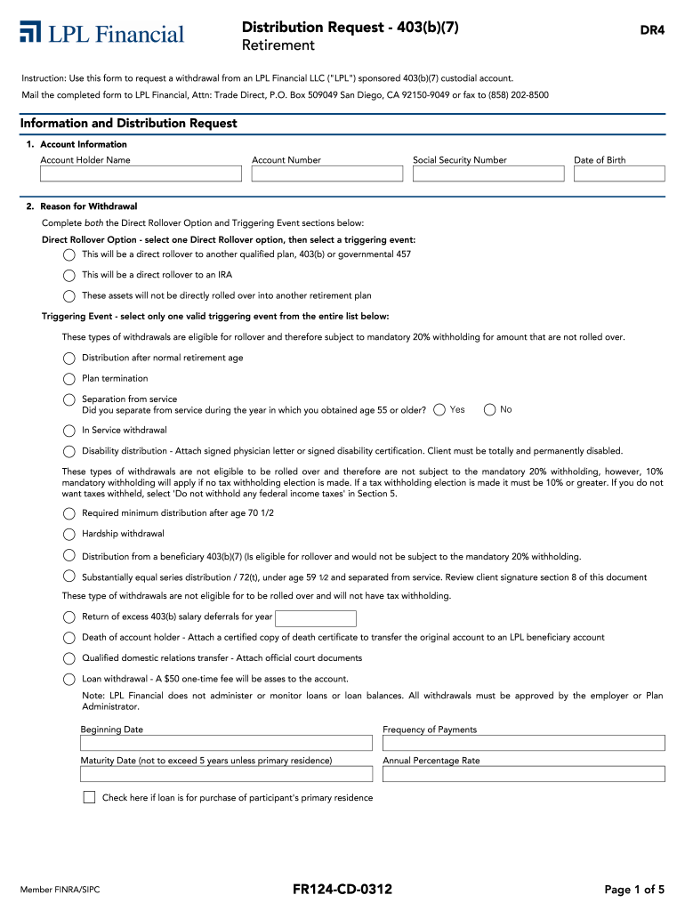 Lpl Financial Forms