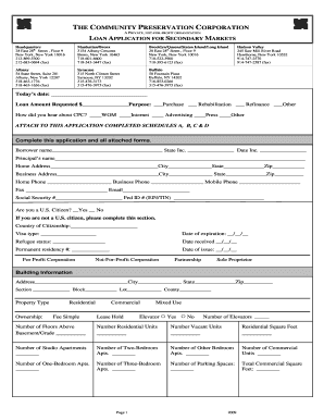 The COMMUNITY PRESERVATION CORPORATION  Form