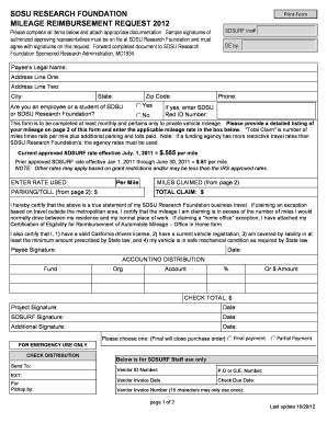 Agree with Signatures on This Request Foundation Sdsu  Form