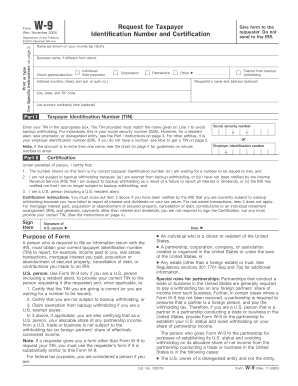 Provider W9 Form Dental