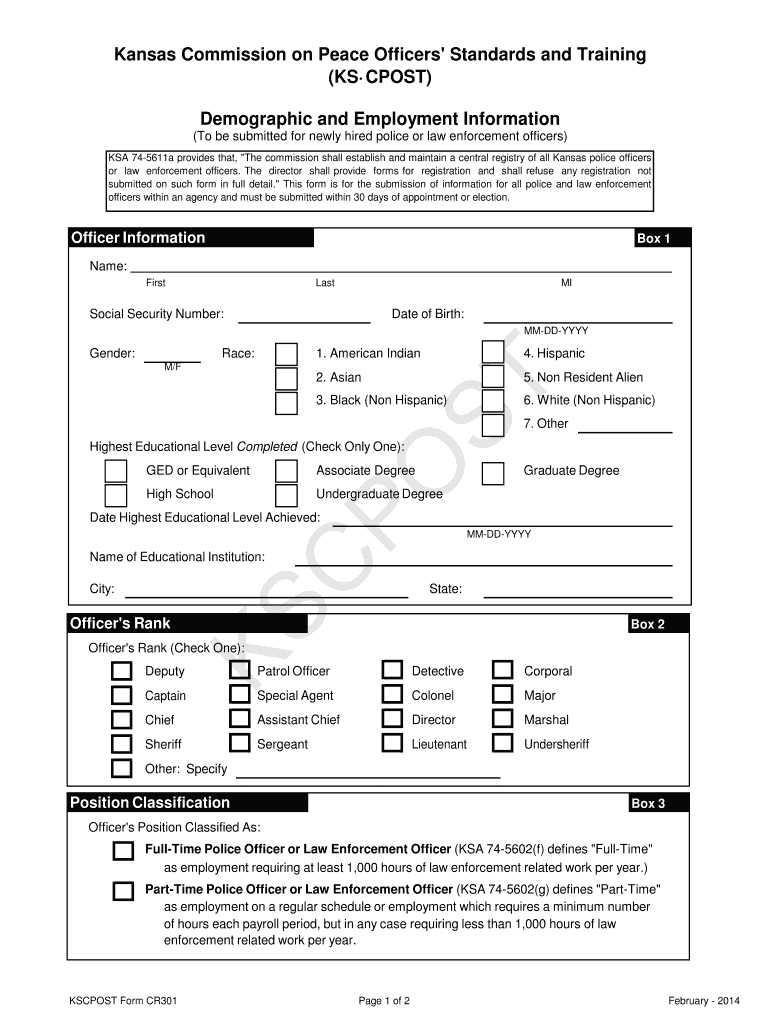 Demographic and Employment Information