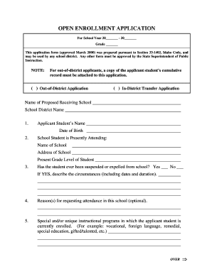 Proof of Residence Forms for Post Falls School District in Idaho