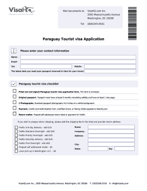 Nicaragua Visa Application Form PDF