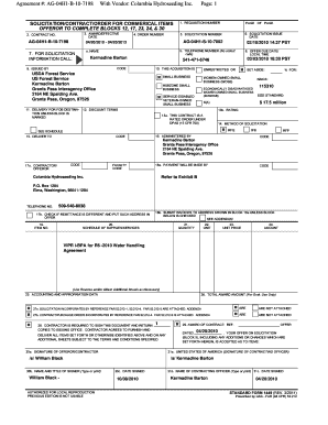 Prescribed by GSA FAR Fs Usda  Form