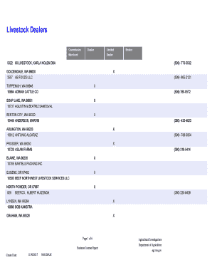 Adrian Cattle Co Washington State Beef Commission  Form