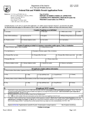 Zip Code Postal Code Fws  Form