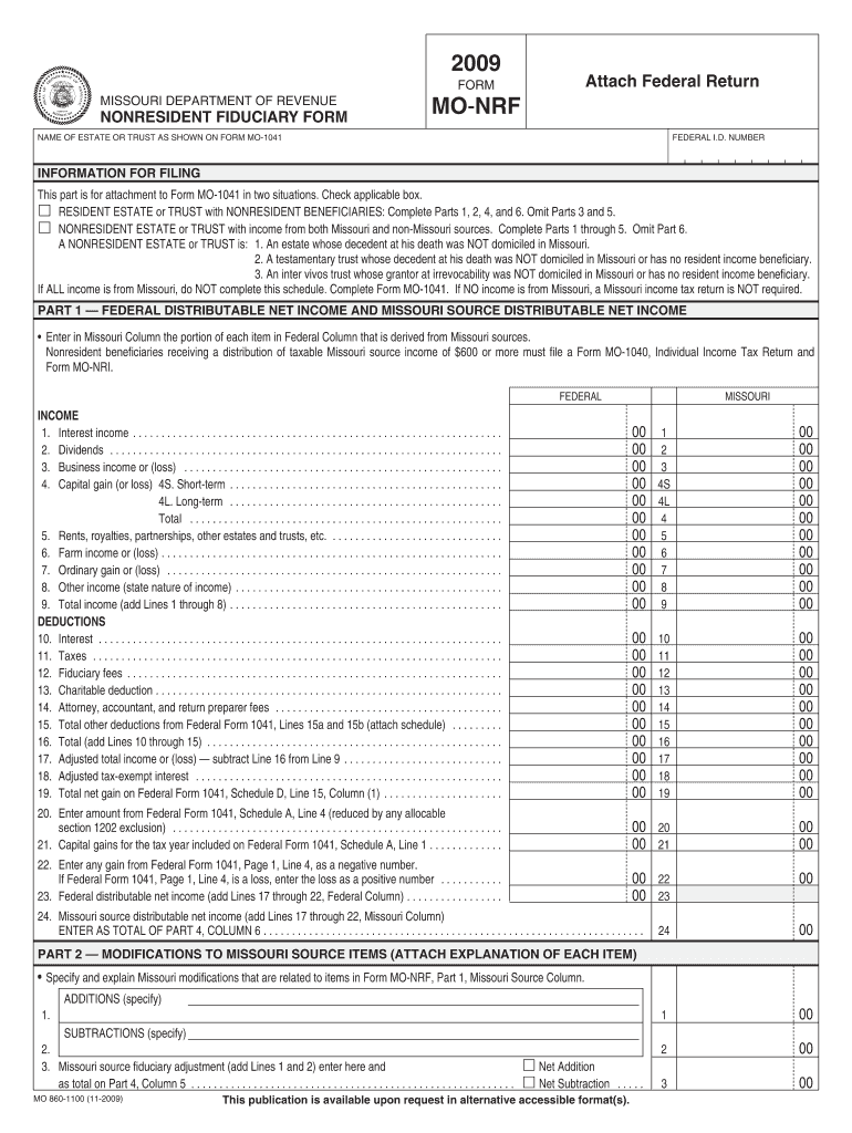 Attach Federal Return  Form