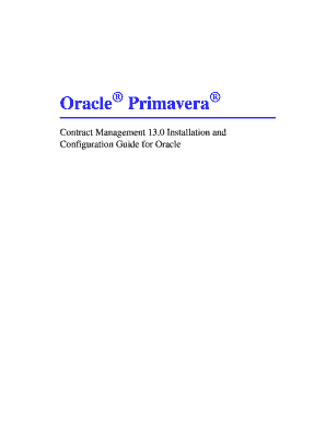 Oracle Primavera Oracle Documentation  Form
