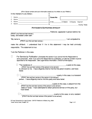 Default Divorce Forms SET D TexasLawHelp Org