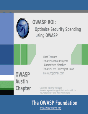 Optimize Security Spending  Form