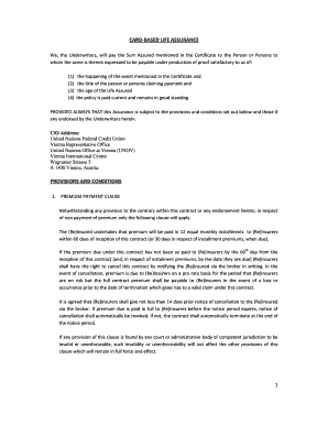 We, the Underwriters, Will Pay the Sum Assured Mentioned in the Certificate to the Person or Persons to  Form