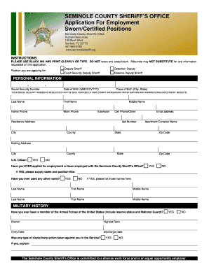 Sworn Job App 04162012  Form