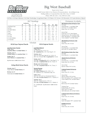 19 Baseball Release 4 Indd Big West Conference  Form