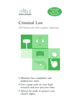 Criminal Law Revision with Oregon State Bar Oregonstatebar Form