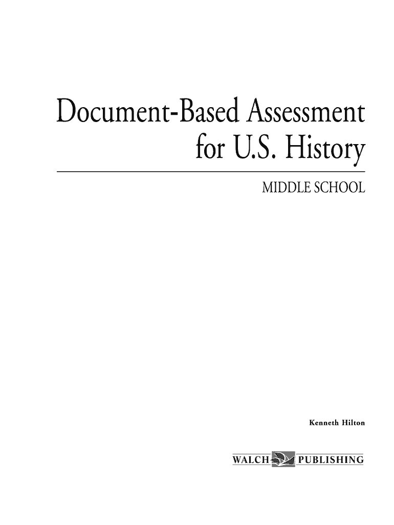 Document Based Walch  Form