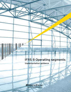 IFRS8 Operating Segments  Form