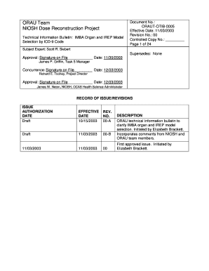 Use of Integrated Modules for Bioassay Analysis IMBA  Form