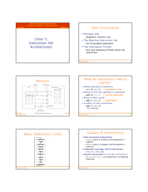 CS333 Computer Architecture  Form