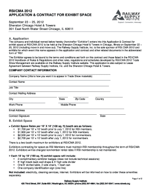 RSICMA APPLICATION &amp; CONTRACT for EXHIBIT SPACE Rsiweb  Form