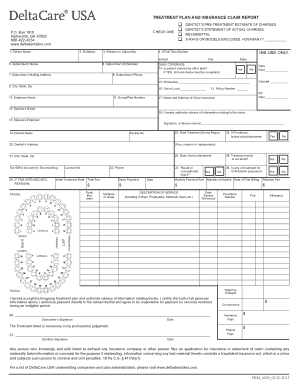 DeltaCare USA Claim Form Delta Dental Insurance