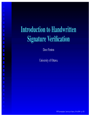 Introduction to Handwritten  Form